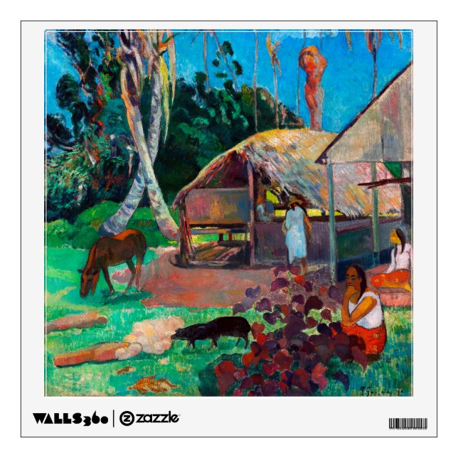 The Black Pigs, Gauguin Wall Decal (Front)