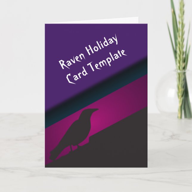 The Black Raven Halloween Cards (Front)