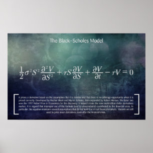 The Black–Scholes Model - Math Poster