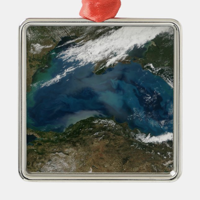 The Black Sea in eastern Russia Metal Ornament (Front)