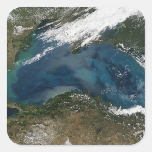 The Black Sea in eastern Russia Square Sticker