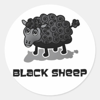 The Black Sheep Classic Round Sticker
