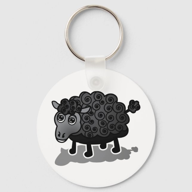 The Black Sheep Keychain (Front)