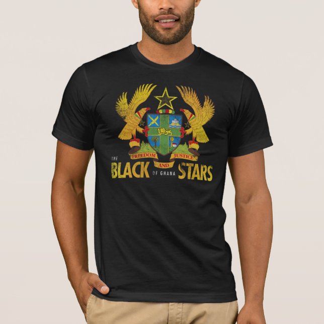 The Black Stars of Ghana T-Shirt (Front)