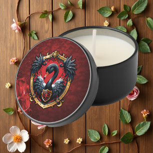 The Black Swan a symbol of elegance and power. Mini Candle Favors