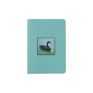 "The Black Swan" Passport Holder