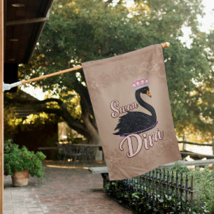 The black swan, queen of the water. house flag