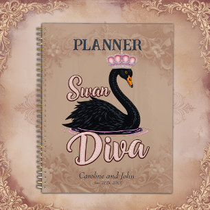 The black swan, queen of the water. planner