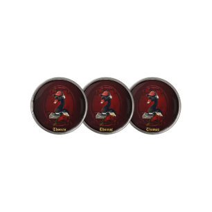The black swan, symbolizing creativity golf ball marker