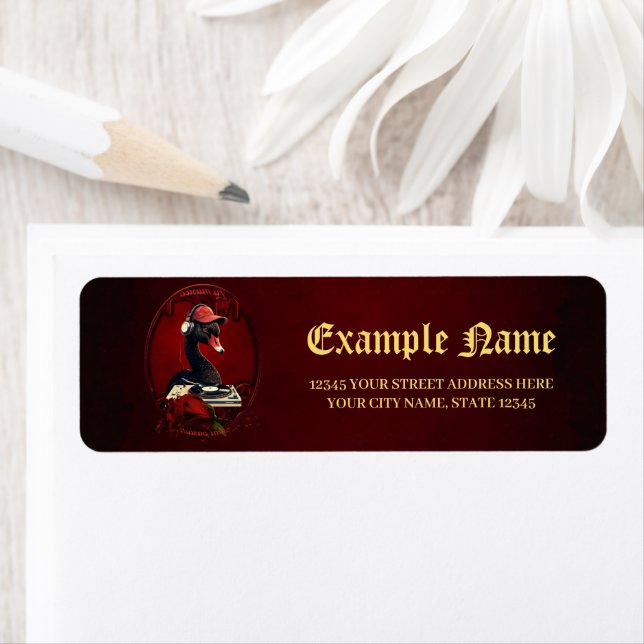 The black swan, symbolizing creativity label (Insitu)