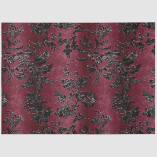 The Black Velvet  Series Design 1 Tissue Paper (Front)