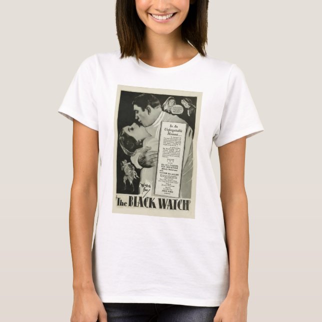 'The Black Watch' 1929 vintage poster T-shirt (Front)