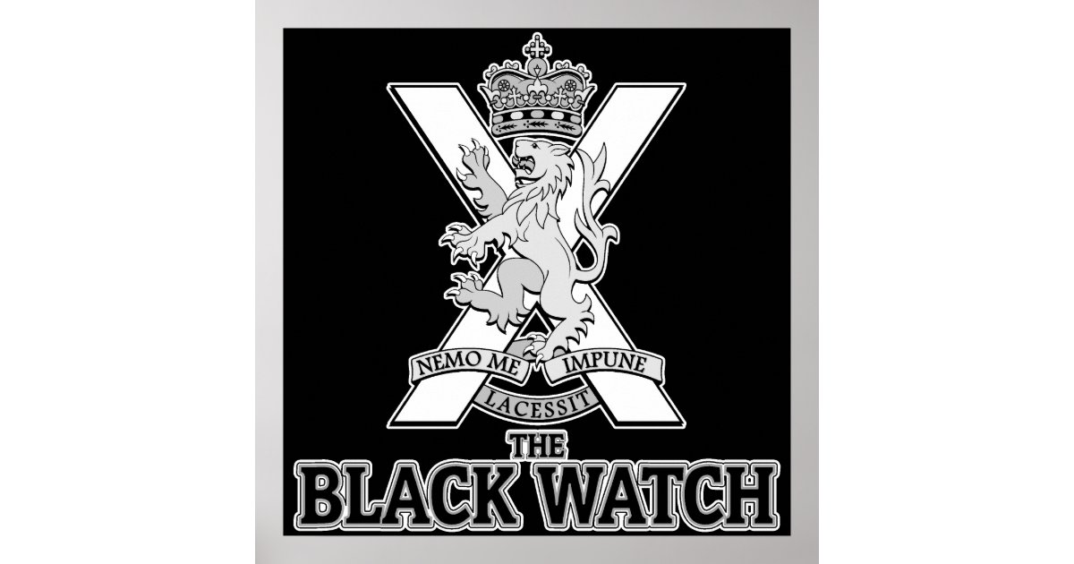 The Black Watch 3rd Battalion Poster Zazzle