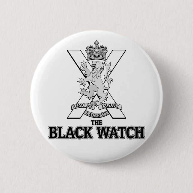 The Black Watch Pinback Button (Front)