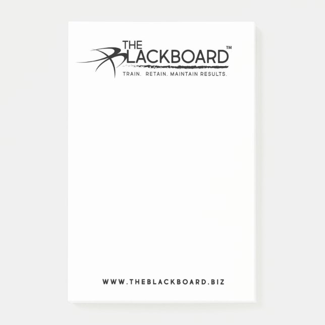 The Blackboard Post- It  Note (Front)