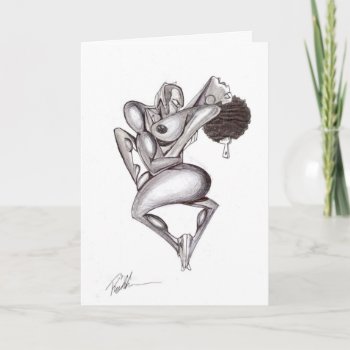 The Blacker The Berry Card by rushdan at Zazzle