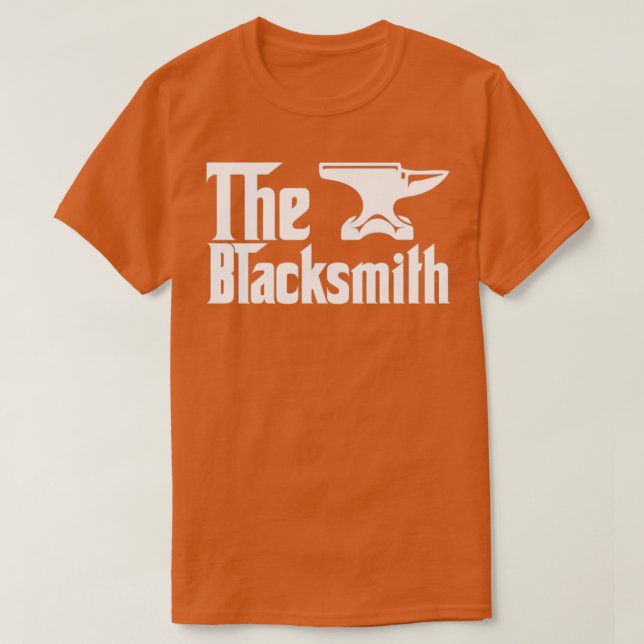 The blacksmith job gifts for father T T-Shirt (Design Front)
