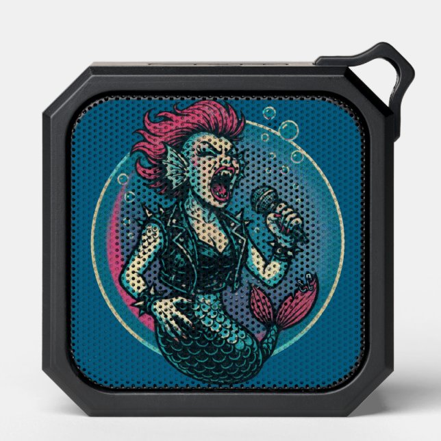 the Blaring Siren Bluetooth Speaker (Front)