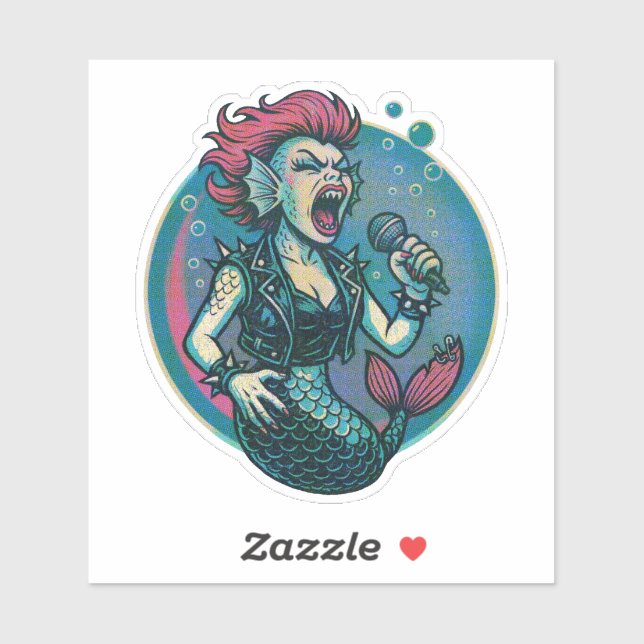 the Blaring Vinyl Siren Sticker (Sheet)