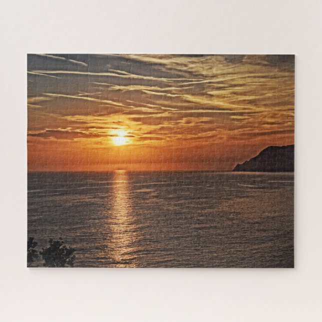 The Blaze of Sunset - 16x20 - 520 pcs. Jigsaw Puzzle (Horizontal)