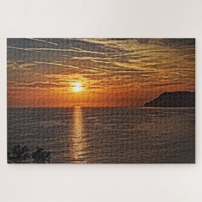 The Blaze of Sunset - 20x30 - 1014 pcs. Jigsaw Puzzle (Horizontal)