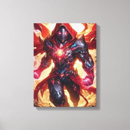 The Blazing Enforcer Canvas Print
