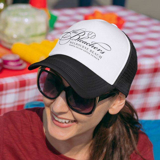 "The Bleachers" Funny Cute Baseball Mom Trucker Hat (Creator Uploaded)