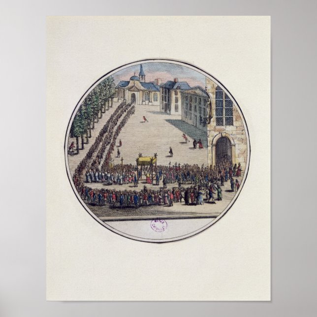 The Blessed Sacrament being carried Poster (Front)