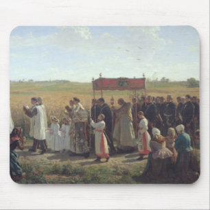 The Blessing of the Wheat in the Artois, 1857 Mouse Pad