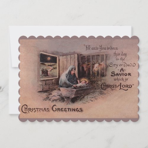 The Blessings of Christmas Flat Card