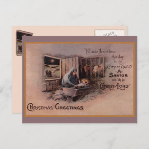 The Blessings of Christmas Postcard