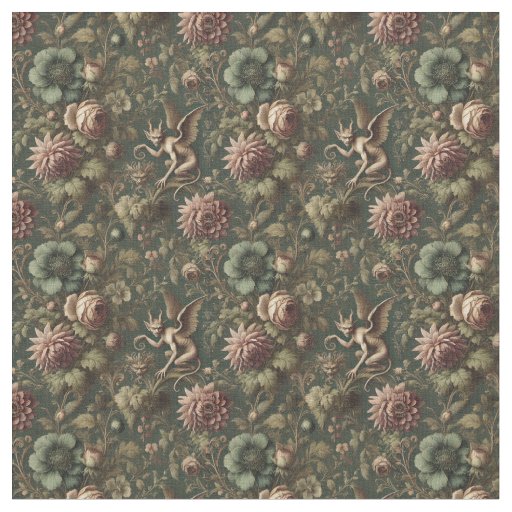 The Blighted Watcher – Gothic Dense Tile Fabric
