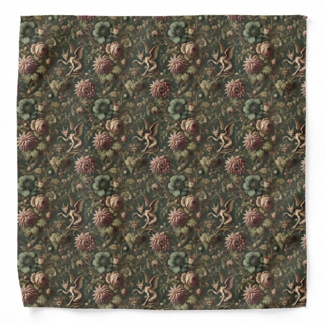 The Blighted Watcher – Gothic Victorian Bandana (Front)