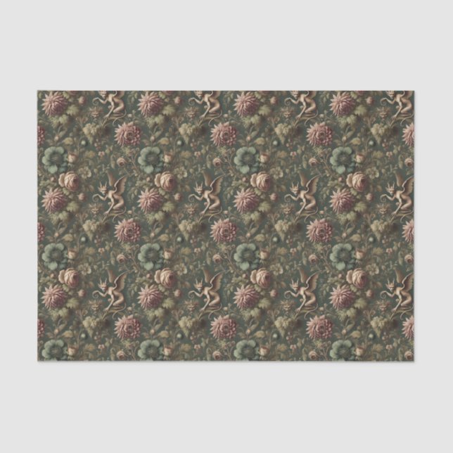 The Blighted Watcher – Gothic Victorian Tissue Paper (Front)