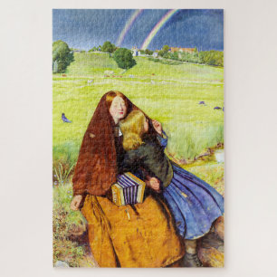 The Blind Girl by John Everett Millais Jigsaw Puzzle