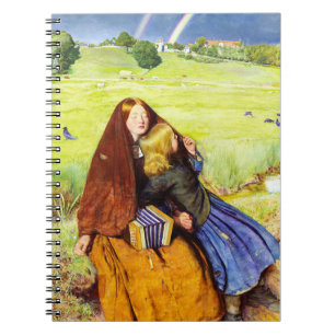 The Blind Girl by John Everett Millais Notebook