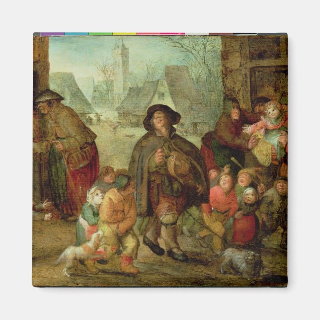 The Blind Hurdy Gurdy Player Magnet (Front)