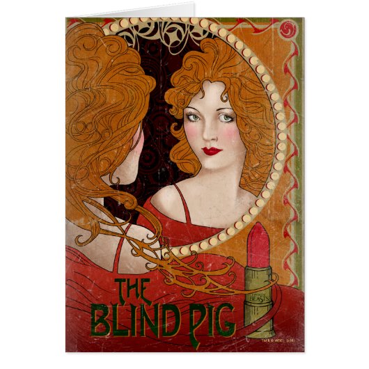 THE BLIND PIG™ Vintage Artwork (Front)