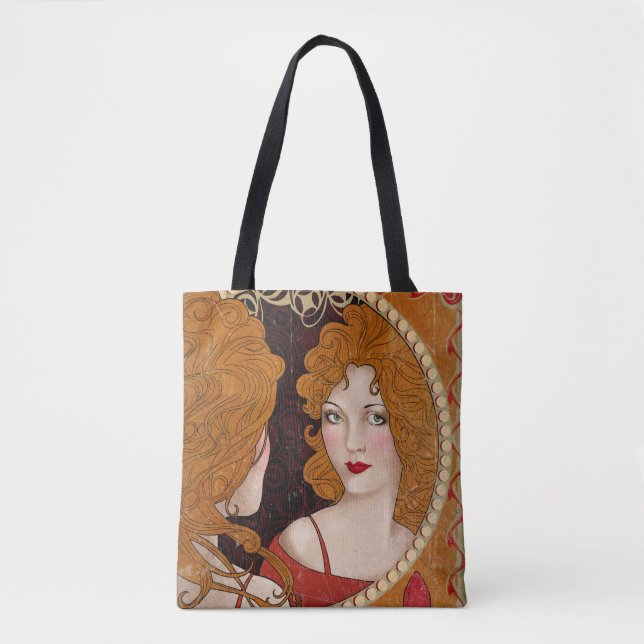 THE BLIND PIG™ Vintage Artwork Tote Bag (Front)