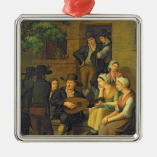 The Blind Singer, 1828 Metal Ornament