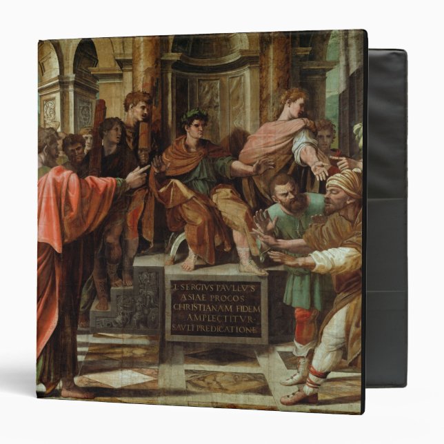 The Blinding of Elymas (cartoon for the Sistine Ch Binder (Front/Inside)