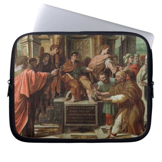 The Blinding of Elymas (cartoon for the Sistine Ch Laptop Sleeve (Front)