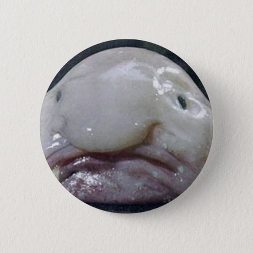 The Blobfish Pinback Button