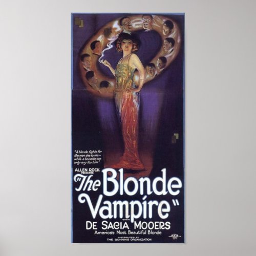 The Blonde Vampire Poster