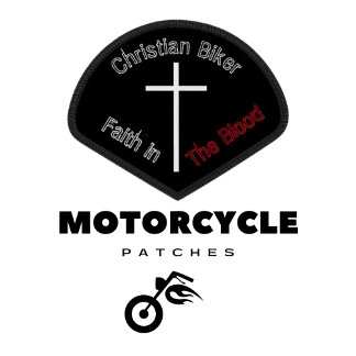 The Blood Christian Biker's Motorcycle Patch