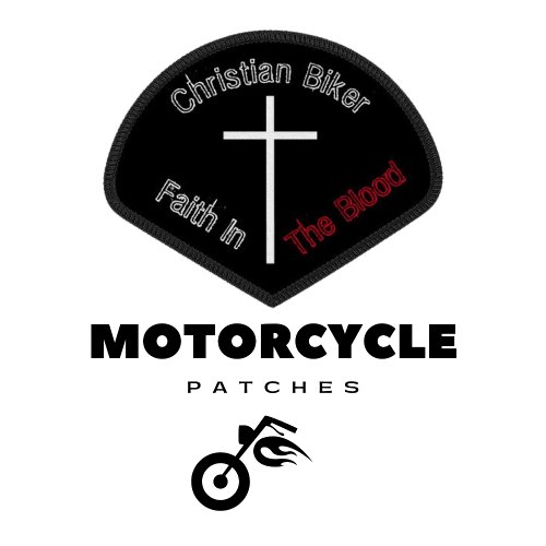 The Blood Christian Bikers Motorcycle Patch