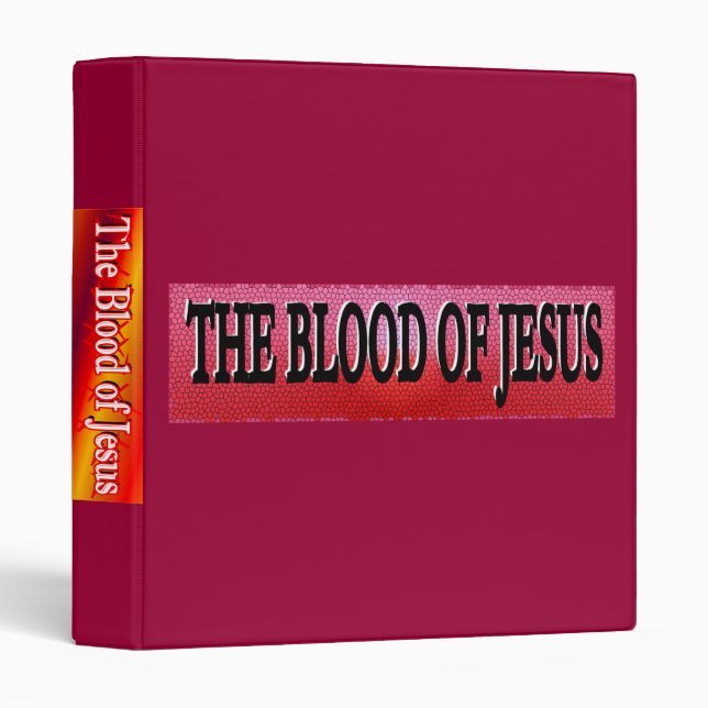 The Blood of Jesus Avery Binder (Front/Spine)