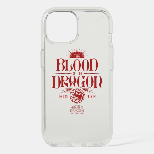 The Blood of the Dragon Runs Thick Speck iPhone Case (Front)