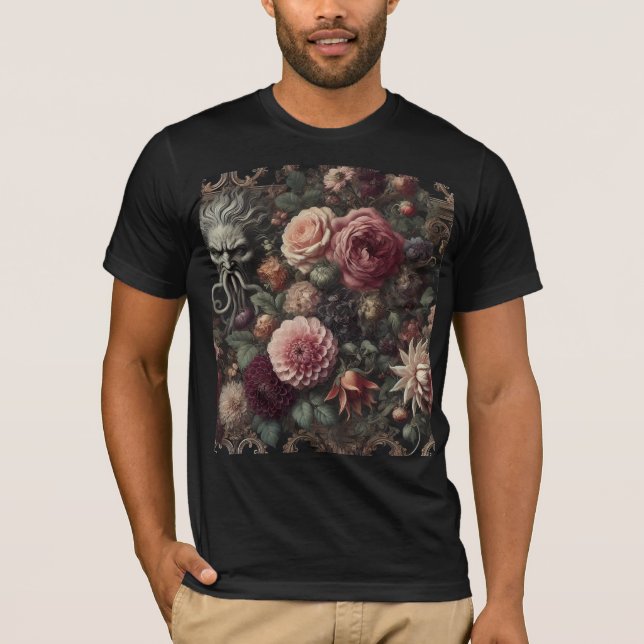 The Bloom-Eater’s Sermon – Gothic Wearable Art T-Shirt (Front)