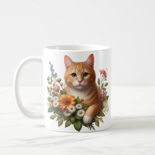 The Blooming Kittyâ  Coffee Mug